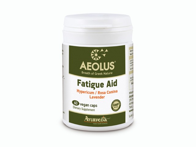 Himalaya Aeolus Fatigue Aid Συμπλήρωμα Διατροφής για Τόνωση & Ενέργεια με Βαλσαμόχορτο, Λεβάντα και Αγριοτριανταφυλλιά 60 Κάψουλες
