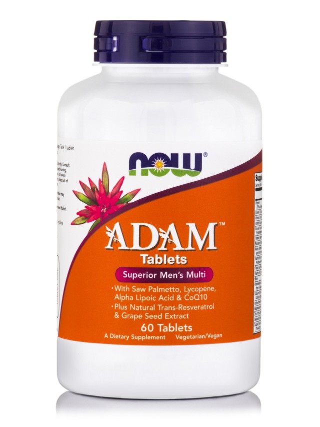 Now Foods Adam Τhe Ultimate Male Multi Συμπλήρωμα Διατροφής Πολυβιταμινών 60 Ταμπλέτες