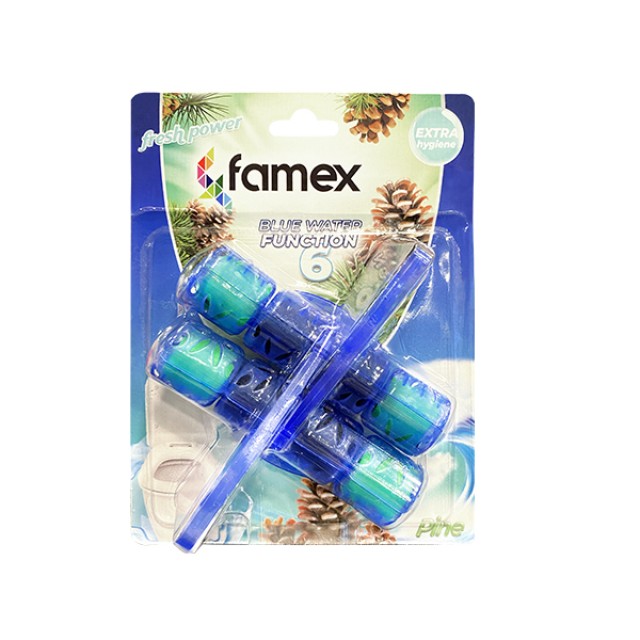 Famex Καθαριστικό και Αρωματικό Λεκάνης με Άρωμα Πεύκο 2 Τεμάχια