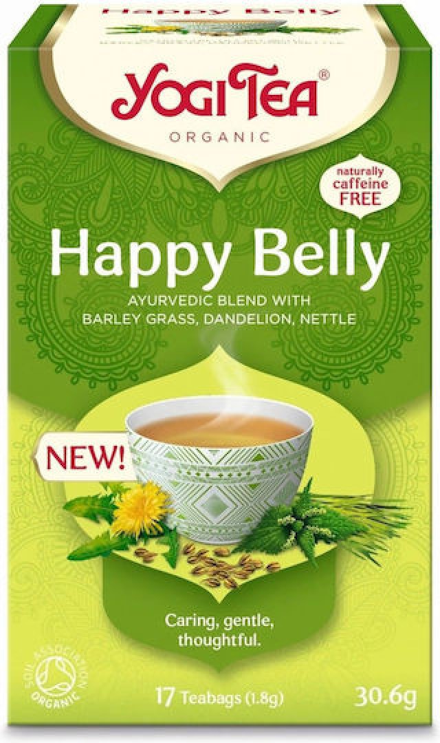 Yogi Tea Happy Belly Βιολογικό Ρόφημα για το Πεπτικό Σύστημα 17 Φακελά … Yogi Tea Happy Belly Βιολογικό Ρόφημα για το Πεπτικό Σύστημα 17 Φακελά …