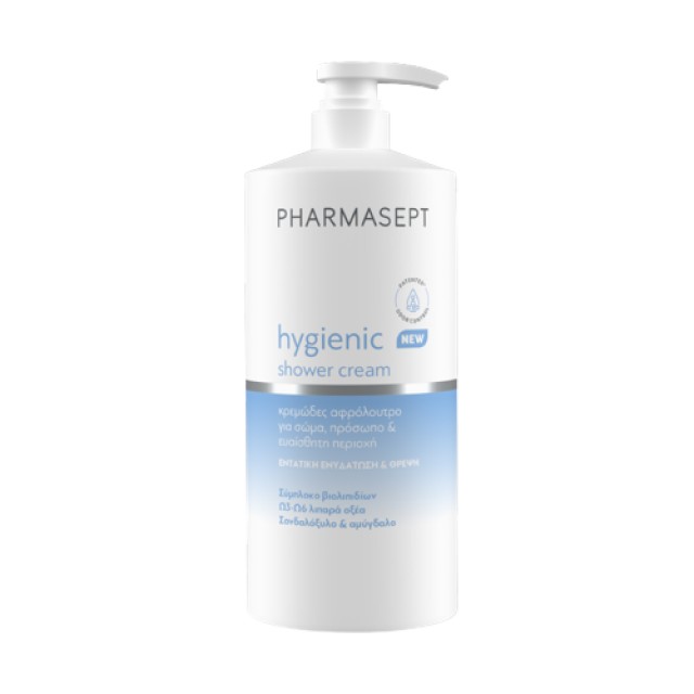 Pharmasept Hygienic Shower Cream Κρεμώδες Αφρόλουτρο Καθημερινής Χρήσης 1000ml