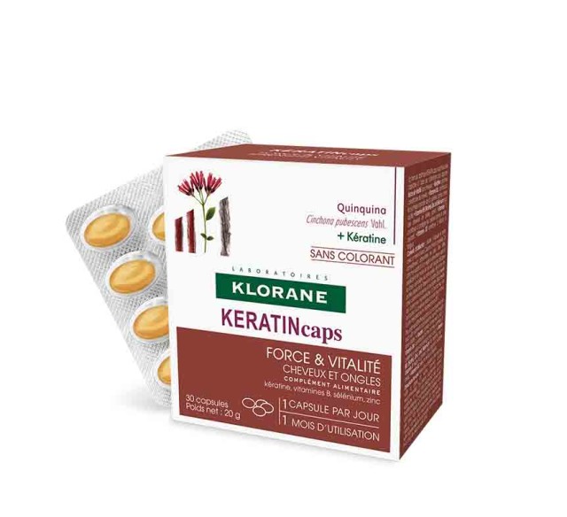 Klorane PROMO Keratin Nutritional Supplement For Hair 3x30 Capsules