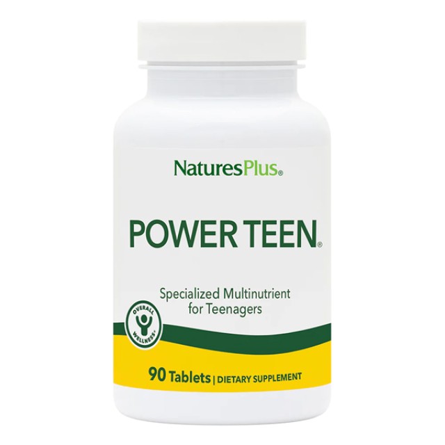 Natures Plus Power Teen - Multivitamin, 90 Ταμπλέτες
