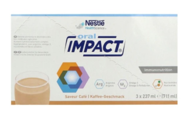 Nestle Oral Impact Coffee Ενεργειακό & Υπερπρωτεϊνικό Συμπλήρωμα Διατρ &hellip;