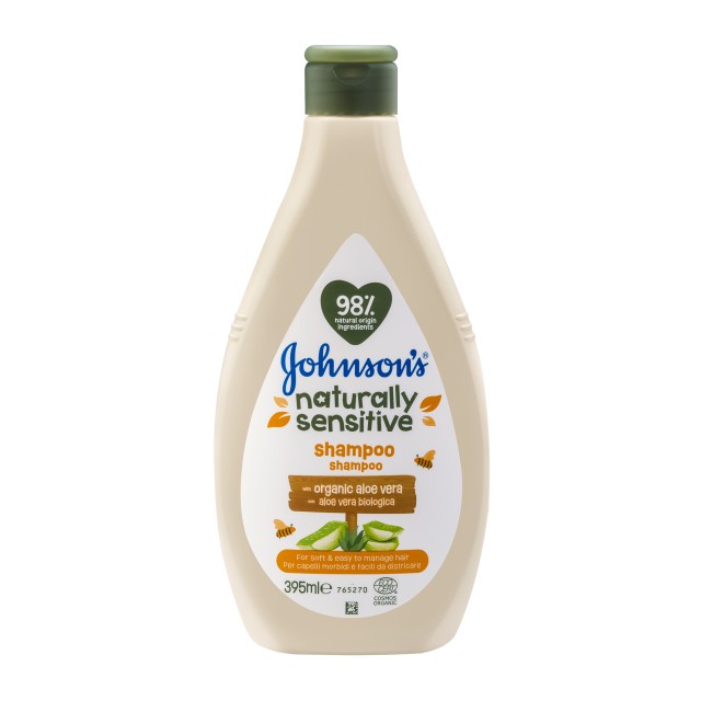 Johnson’s® Naturally Sensitive Σαμπουάν 98% Φυσικής Προέλευσης για την …