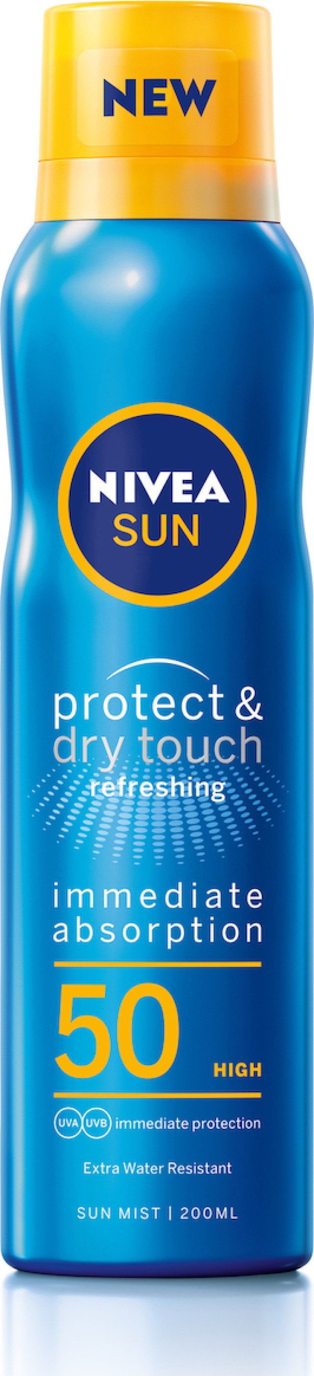 Nivea Sun Protect & Dry Touch SPF50 Αντηλιακό Spray Σώματος με Αίσθηση Δροσιάς 200ml