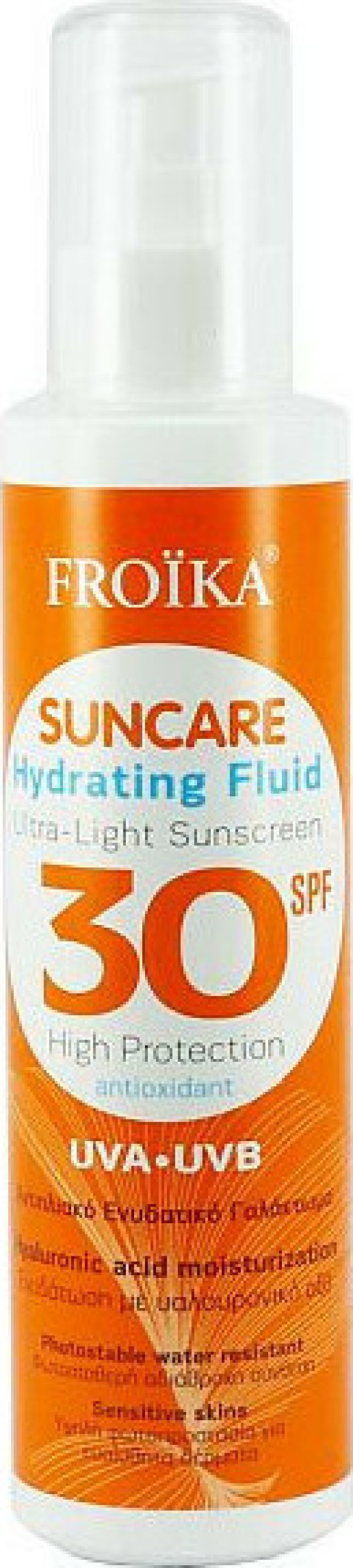 Froika Suncare Hydrating Fluid SPF30 Αντηλιακή Λοσιόν Σώματος 250ml