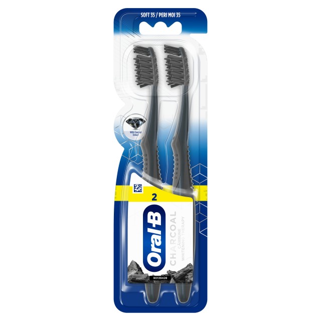 Oral B Whitening Therapy με Άνθρακα Χειροκίνητη Οδοντόβουρτσα 35mm Μαλ … Oral B Whitening Therapy με Άνθρακα Χειροκίνητη Οδοντόβουρτσα 35mm Μαλ …