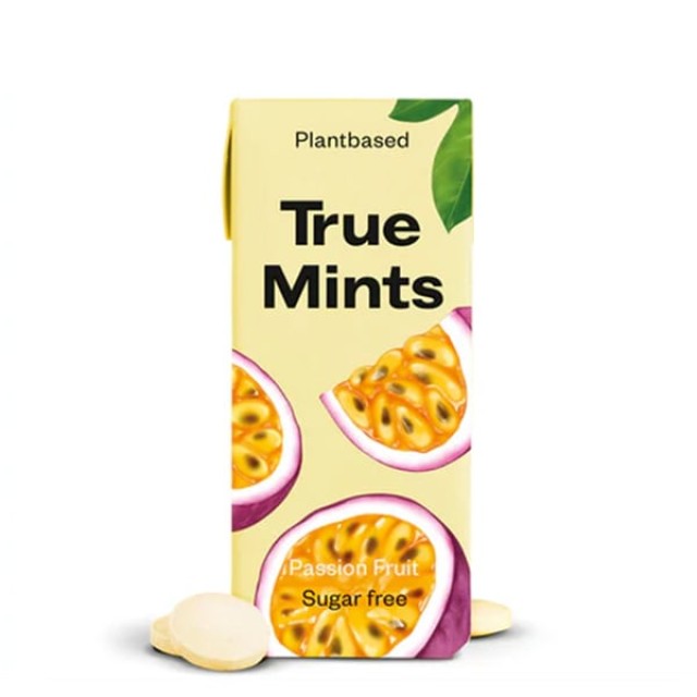 True Mints Passion Fruit Sugar Free Φυσικές Παστίλιες με Γεύση Φρούτα …