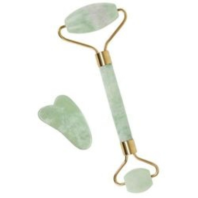 Jade Roller Gua Sha Εργαλείο Γλυπτικής Προσώπου 1 Τεμάχιο