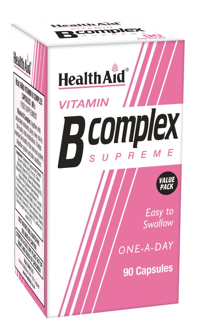 Health Aid B Complex Supreme Συμπλήρωμα Διατροφής με Σύμπλεγμα Βιταμιν …