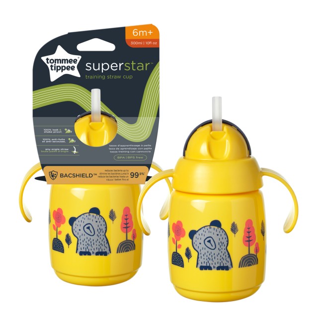 Tommee - Tippee Superstar Training With Straw Εκπαιδευτικό Κύπελλο για &hellip;