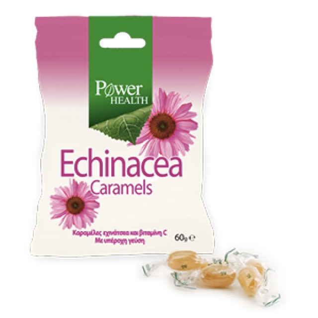 Power Health Echinacea Caramels Καραμέλες για το Κρυολόγημα με Εχινάκεια 60gr