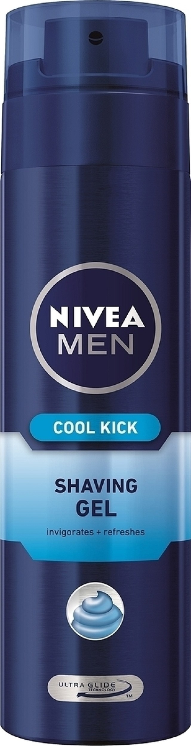 Nivea Men Shaving Cool Kick Ανδρικό Gel Ξυρίσματος 200ml