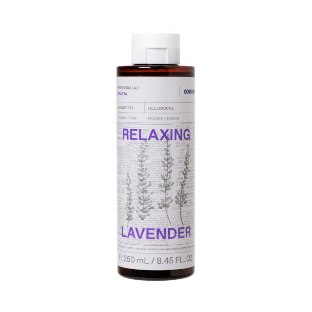Korres Relaxing Lavender Shower Gel Ενυδατικό Αφρόλουτρο Λεβάντα 250ml