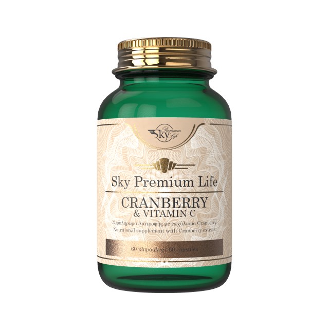 Sky Premium Life Cranberry & Vitamin C Συμπλήρωμα Διατροφής για την Κα …