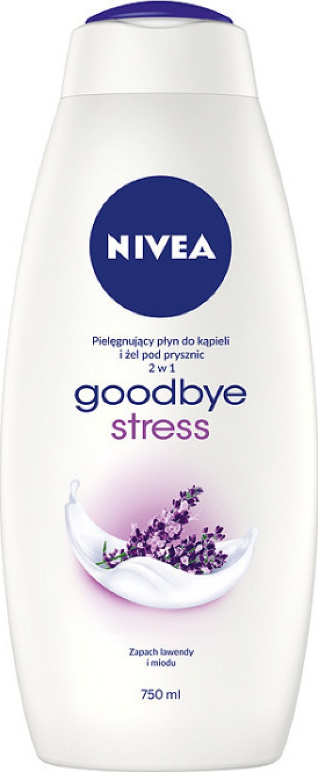 Nivea Goodbye Stress Cream Bath Κρεμώδες Αφρόλουτρο 750ml
