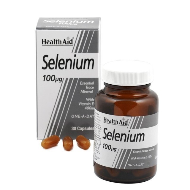 Health Aid Selenium 100μg + Vitamin E 400iu Συμπλήρωμα Διατροφής με Αν …