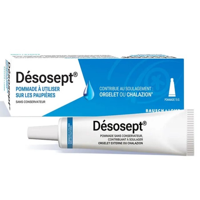 Bausch & Lomb DesoSept Αλοιφή Βλεφάρων για Αντιμετώπιση Συμπτωμάτων Χα &hellip;