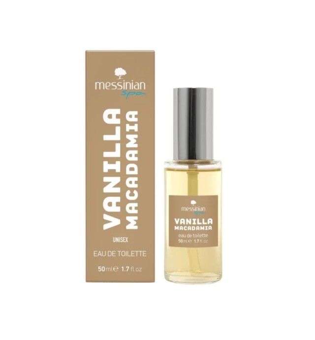 Messinian Spa Eau de Toilette Unisex Άρωμα Vanilla Macadamia 50ml Messinian Spa Eau de Toilette Unisex Άρωμα Vanilla Macadamia 50ml