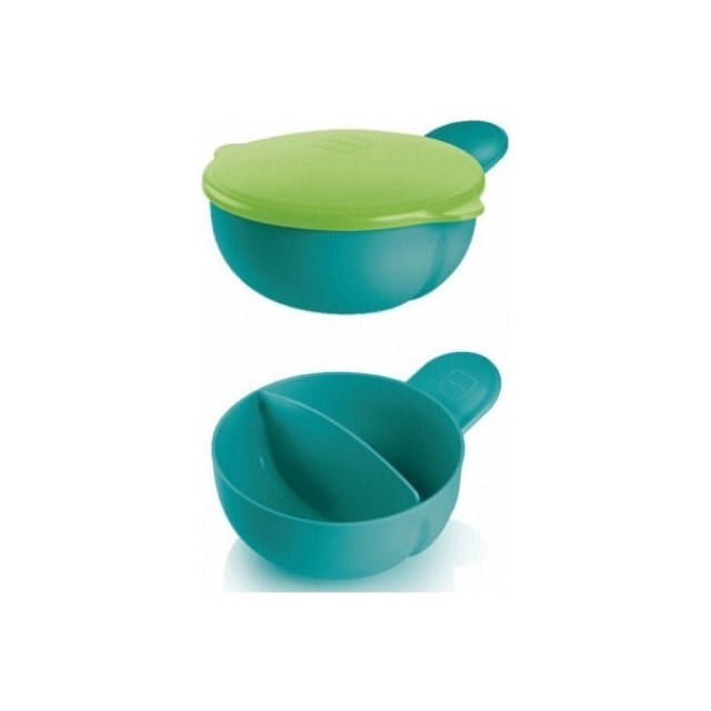 Mam Feeding Bowl Μπολ με Καπάκι 6m+ Χρώμα:Πράσινο 1 Τεμάχιο [527]