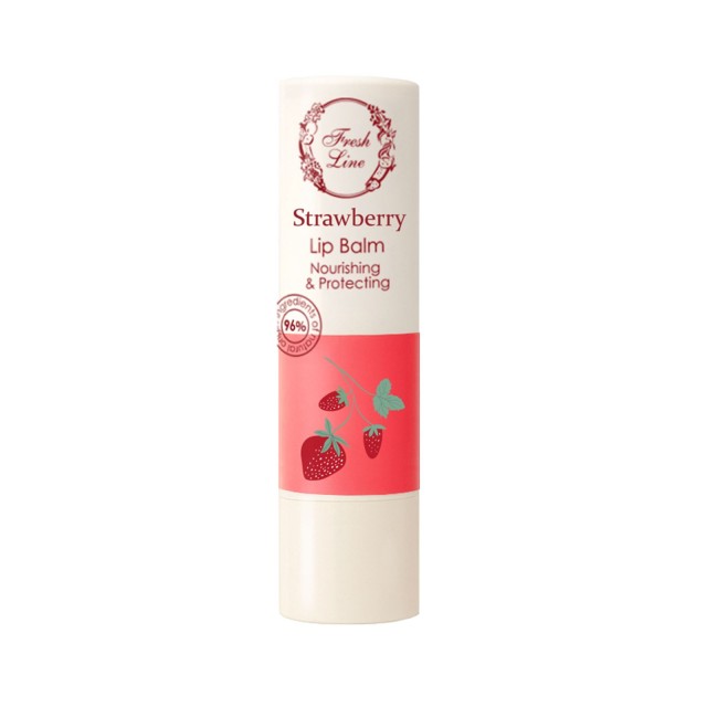 Fresh Line Strawberry Θρεπτικό Lip Balm με Ροζ Απόχρωση & Φυσική Λάμψη &hellip;