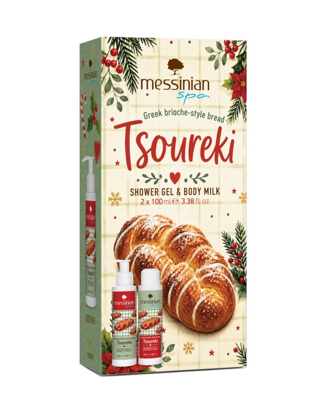 Messinian Spa XMas PROMO Box Tsoureki Shower Gel Ενυδατικό Αφρόλουτρο … Messinian Spa XMas PROMO Box Tsoureki Shower Gel Ενυδατικό Αφρόλουτρο …