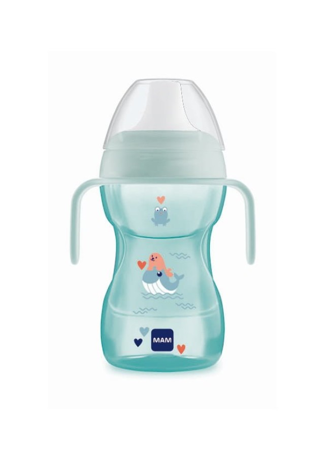Mam Fun to Drink Cup Εκπαιδευτικό Ποτηράκι για 8m+ με Λαβές Γαλάζιο 27 … Mam Fun to Drink Cup Εκπαιδευτικό Ποτηράκι για 8m+ με Λαβές Γαλάζιο 27 …