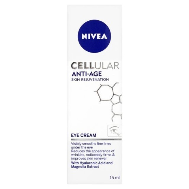 Nivea Hyaluron Cellular Filler Eye Cream SPF15 Αντιγηραντική Κρέμα Ματ … Nivea Hyaluron Cellular Filler Eye Cream SPF15 Αντιγηραντική Κρέμα Ματ …
