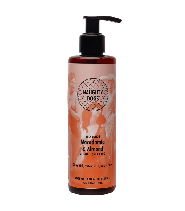 Naughty Dogs Body Lotion Macadamia & Almond Ενυδατικό Γαλάκτωμα Σώματο &hellip;