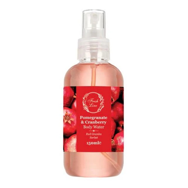 Fresh Line Pomegranate & Cranberry Body Water Αρωματικό Νερό Σώματος Ρ … Fresh Line Pomegranate & Cranberry Body Water Αρωματικό Νερό Σώματος Ρ …