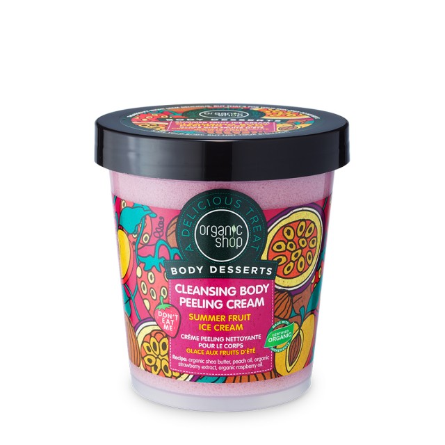 Organic Shop Body Desserts Summer Fruit Ice Cream Καθαριστικό Peeling … Organic Shop Body Desserts Summer Fruit Ice Cream Καθαριστικό Peeling …