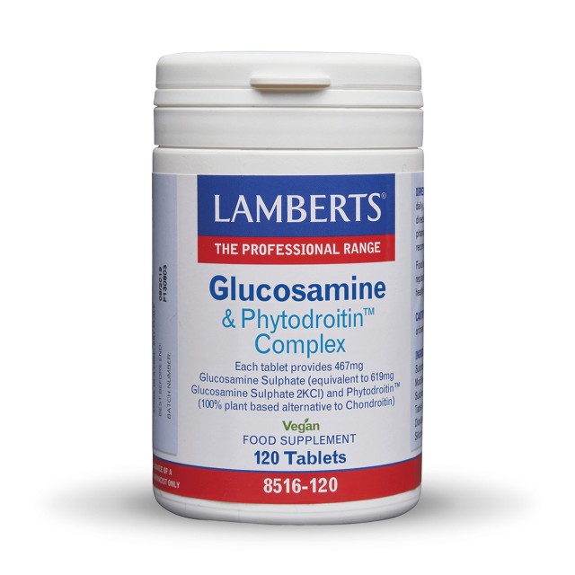 Lamberts Glucosamine & Phytodroitin Complex Vegan Συμπλήρωμα Διατροφής &hellip;