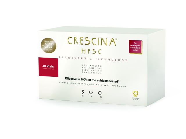 Labo Crescina Transdermic HFSC MAN 500 Αγωγή Ανάπτυξης και Κατά της Τρ …