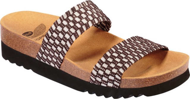 Scholl Kaory DR Brown / Silver Ανατομικό Σανδάλι [F270311252]