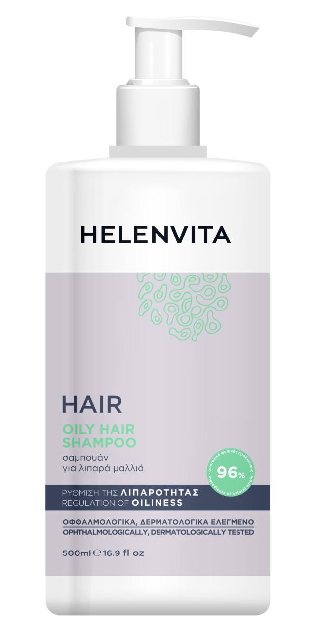 Helenvita Oily Hair Shampoo Σαμπουάν για Ρύθμιση της Λιπαρότητας 500ml Helenvita Oily Hair Shampoo Σαμπουάν για Ρύθμιση της Λιπαρότητας 500ml