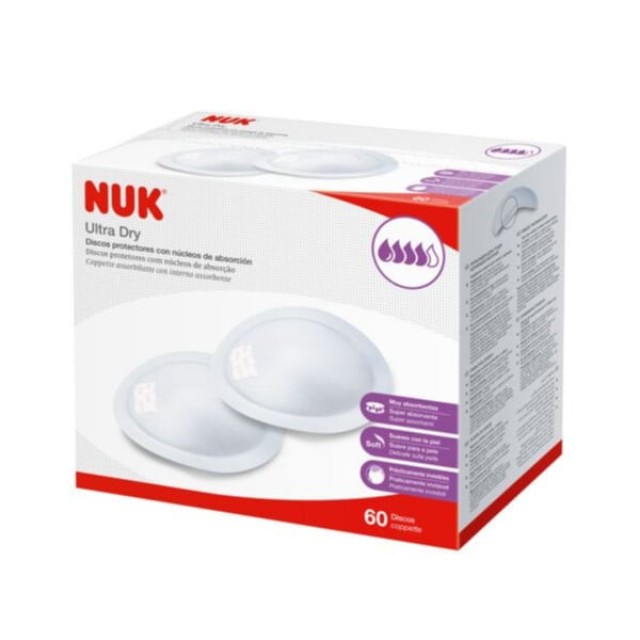Nuk Ultra Dry Επιθέματα Στήθους 60 Τεμάχια [10252140]