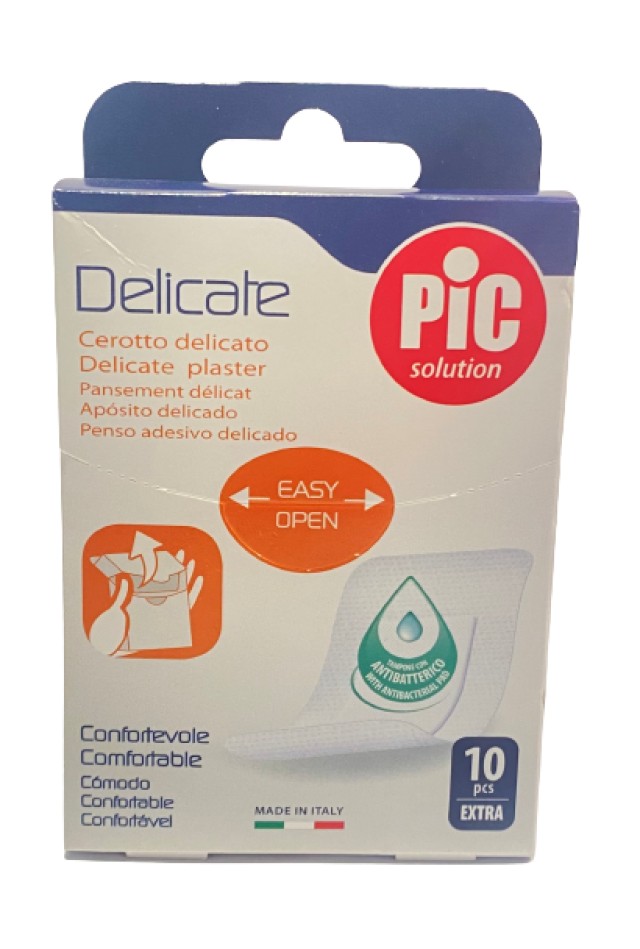 Pic Solution Delicate Plaster Απαλά Αυτοκόλλητα Επιθέματα με Αντιβακτη …