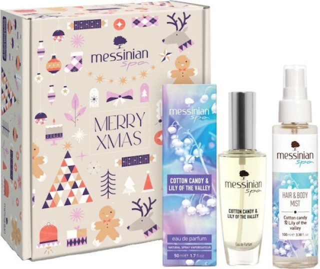 Messinian Spa PROMO Xmas Box Cotton Candy & Lily of The Valley Eau De … Messinian Spa PROMO Xmas Box Cotton Candy & Lily of The Valley Eau De …