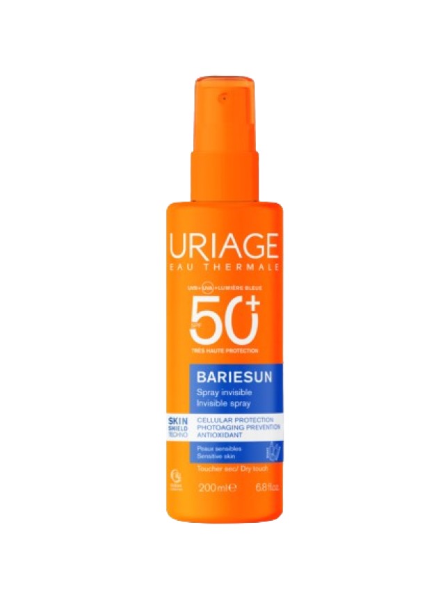 Uriage Bariésun SPF50+ Invisible Spray Αντηλιακό Προσώπου & Σώματος 20 &hellip;