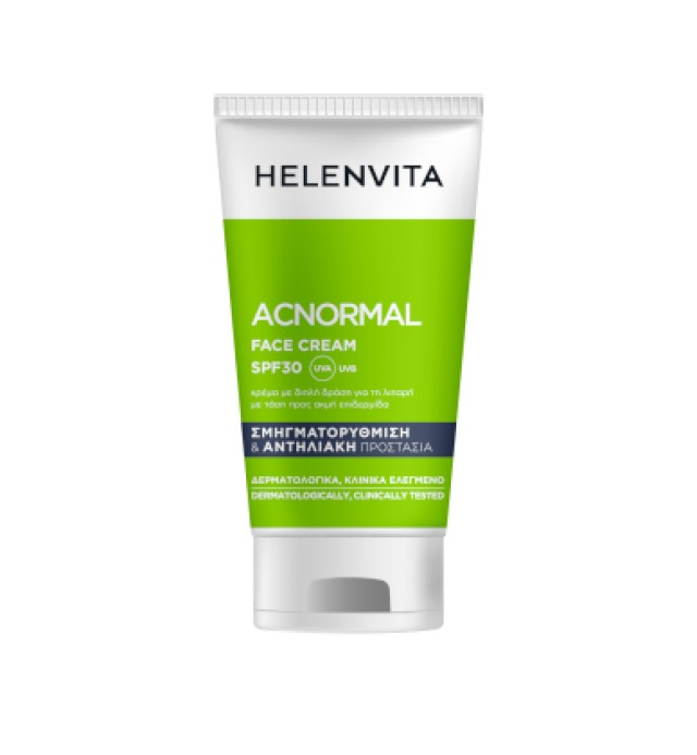 Helenvita AC Normal Face Cream SPF30 Σμηγματορυθμιστική Κρέμα Προσώπου …