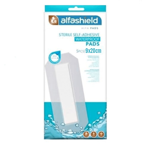 Alfashield Sterile Self Waterproof Pads 9x20 Αποστειρωμένο Αυτοκόλλητο &hellip;