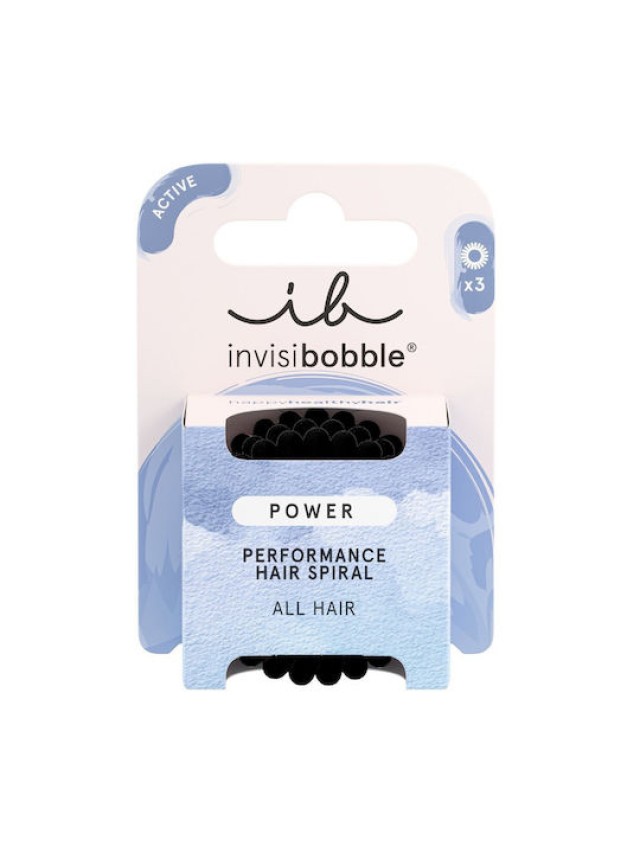 Invisibobble Ib Power Performance True Black Hair Spiral Λαστιχάκια Μα &hellip;