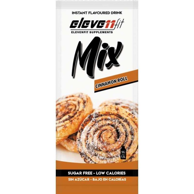 ElevenFit Mix Cinnamon Roll Ρόφημα σε Μορφή Σκόνης με Γεύση Ρολό Κανέλα 9gr 1 Τεμάχιο