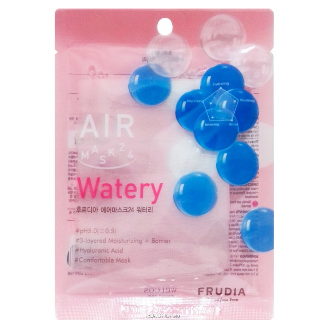 Frudia AIR Mask 24 Watery Ελαφριά Υφασμάτινη Μάσκα Προσώπου - Ενυδάτωση σε 3 Επίπεδα 25ml