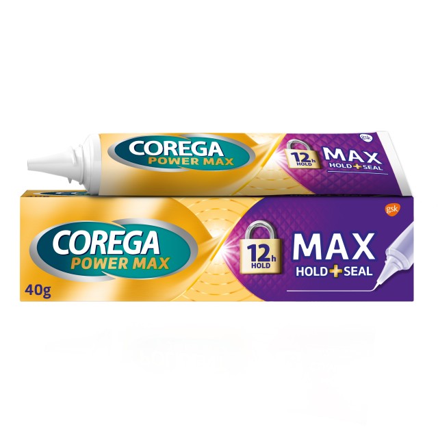 Corega Max Seal, Στερεωτική Κρέμα για την Τεχνητή Οδοντοστοιχία, 40gr