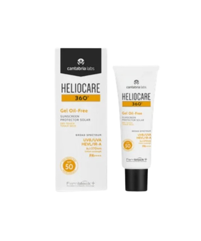 HelioCare 360°Gel Oil Free SPF50 Αντηλιακό Προσώπου με Dry Touch Υφή 50ml