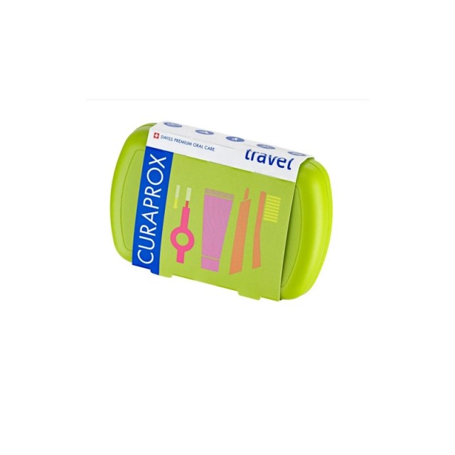 Curaprox Travel Set Φροντίδα Στοματικής Υγιεινής Χρώματος Λαχανί Curaprox Travel Set Φροντίδα Στοματικής Υγιεινής Χρώματος Λαχανί