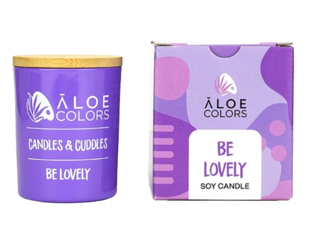 Aloe Colors Scented Soy Candle Be Lovely Κερί Χώρου Σόγιας με Άρωμα Κα …