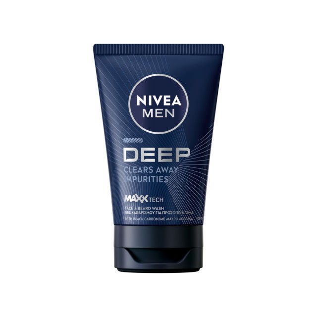 Nivea Men Deep Gel Καθαρισμού Προσώπου για Άνδρες 100ml